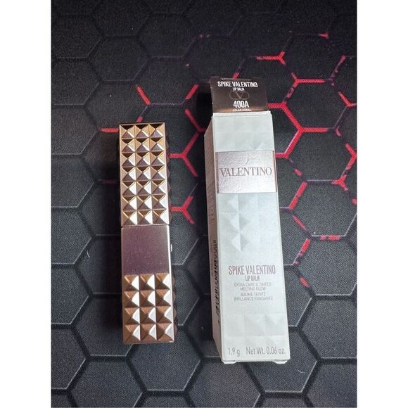 Valentino Spike Valentino Hydrating Disco Lip Balm 400A - Solar Coral - warm cor - Picture 1 of 7